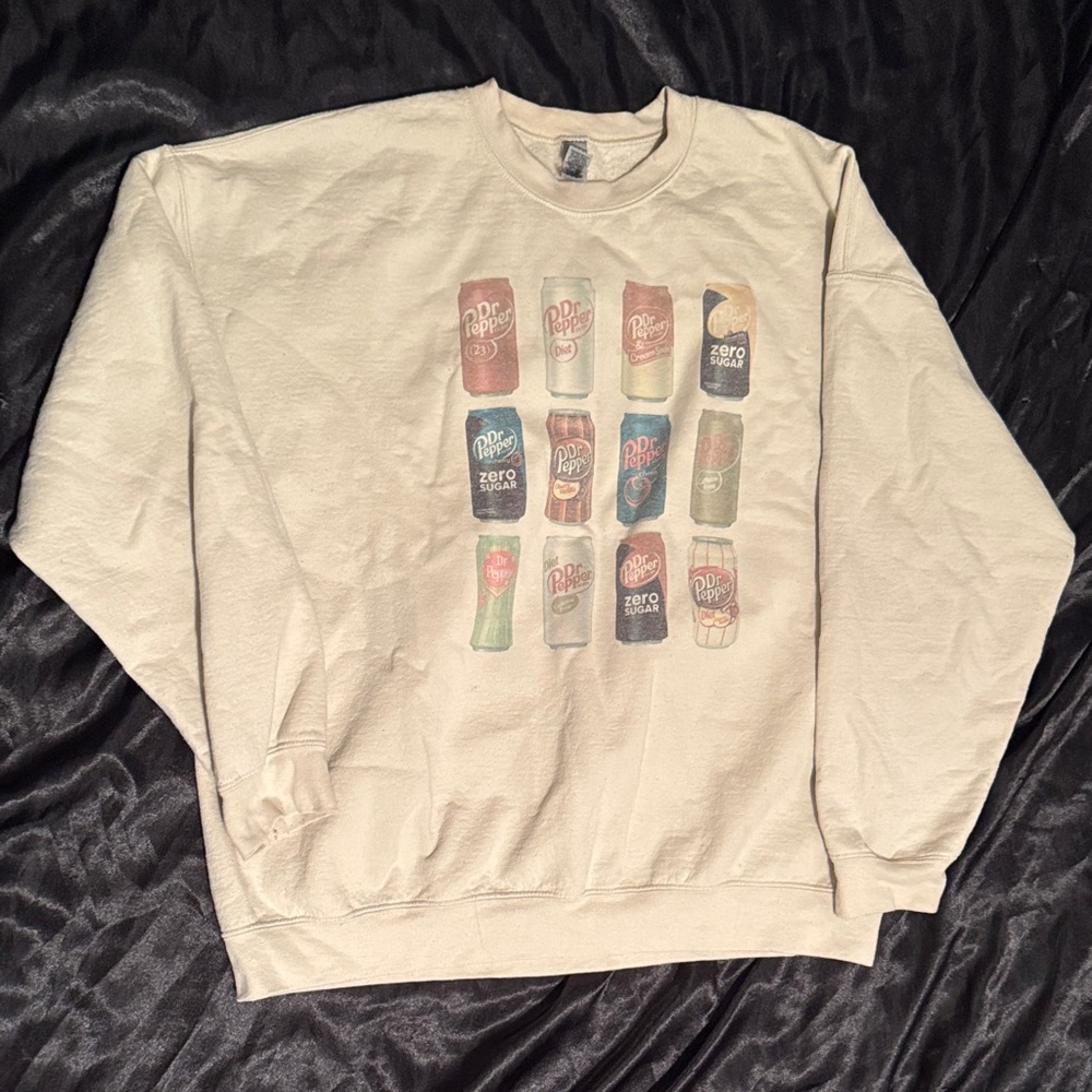 Graphic Crewneck Sweatshirt - Cream